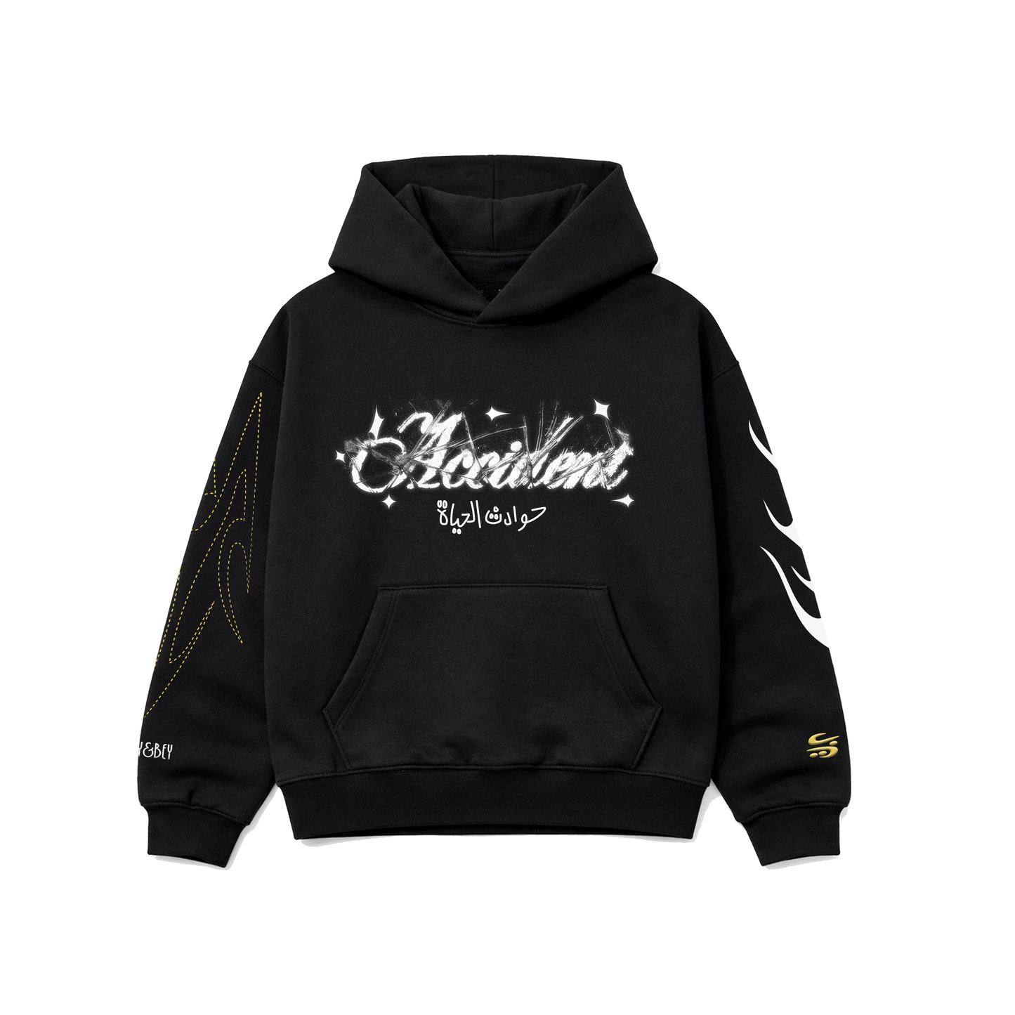 Hoodie Accident Black