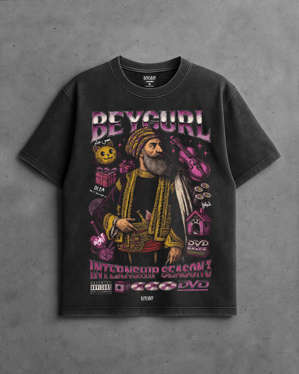 a Faded Beygurl 2025 T-shirt