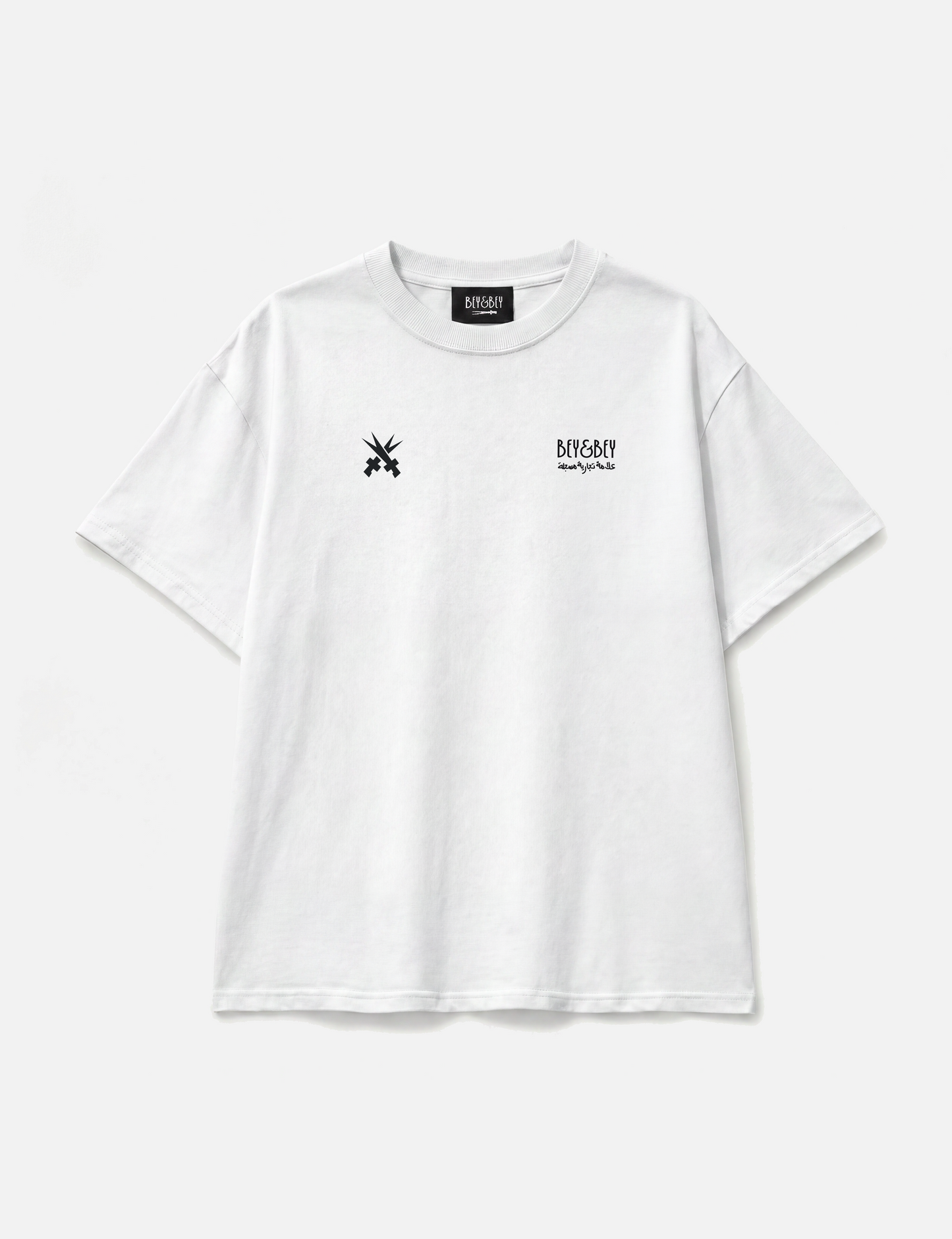 Triple Swordies tee white