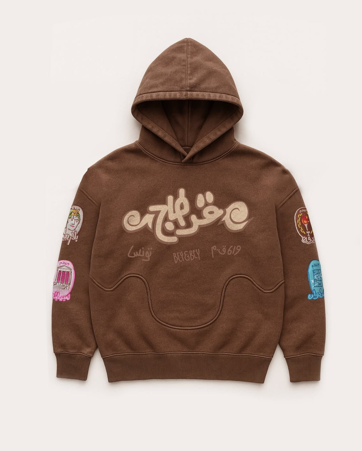 619 bce hoodie brown