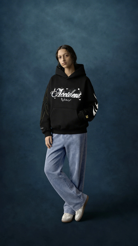 Accident Hoodie Black