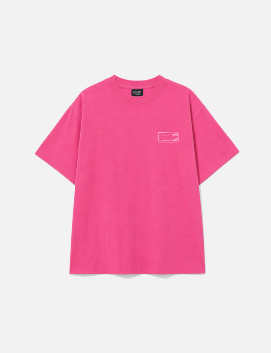 Ism Lakab Pink Tee