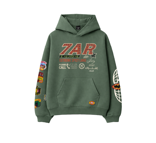 7ar Hoodie Kaki Green