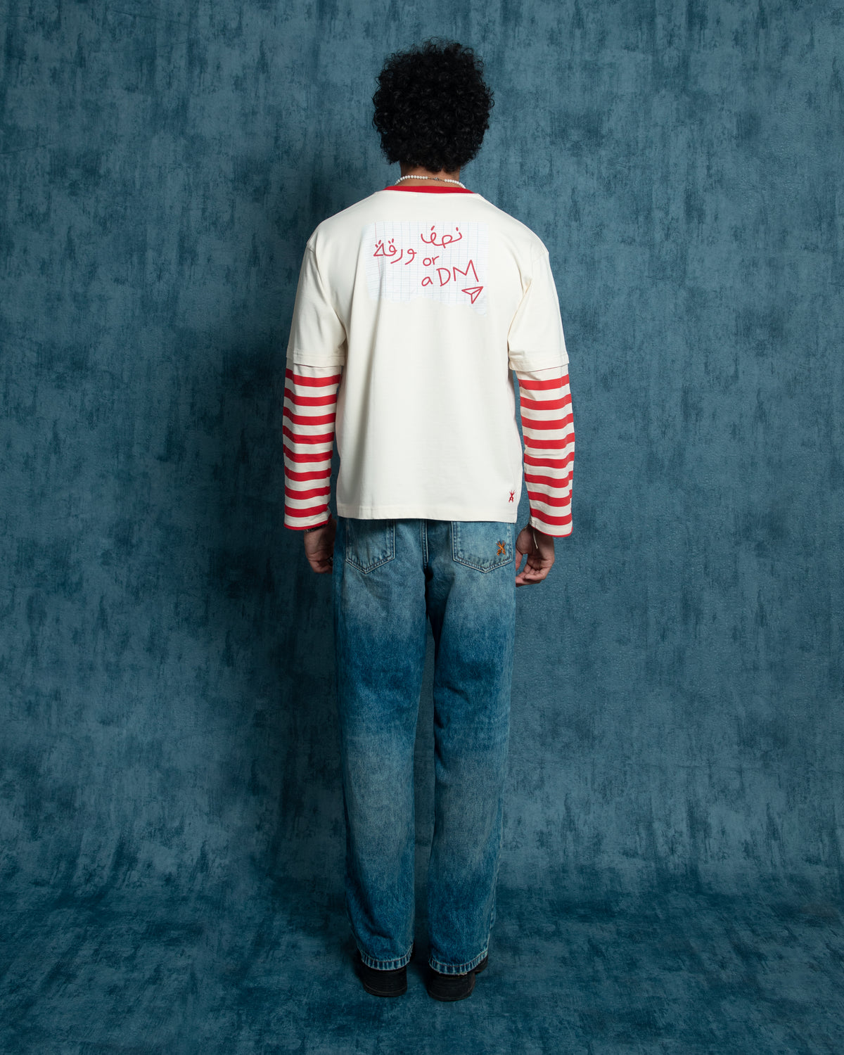 Nisf warka red striped