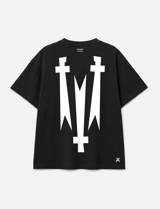 Triple Swordies tee black