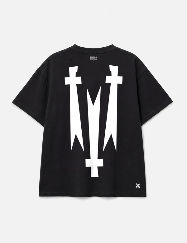 Triple Swordies tee black