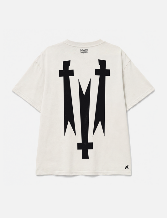 Triple Swordies Tee Offwhite